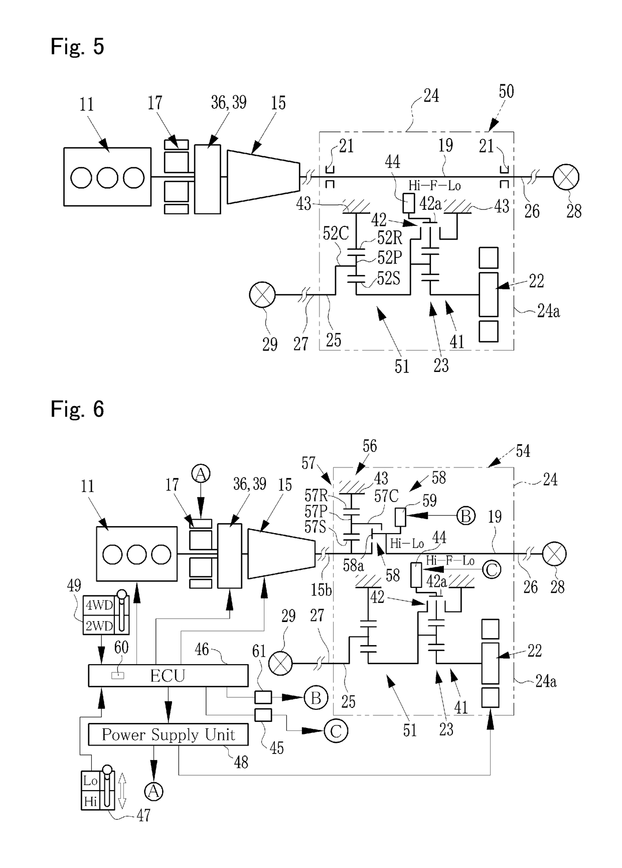 Drive unit for four-wheel drive vehicle