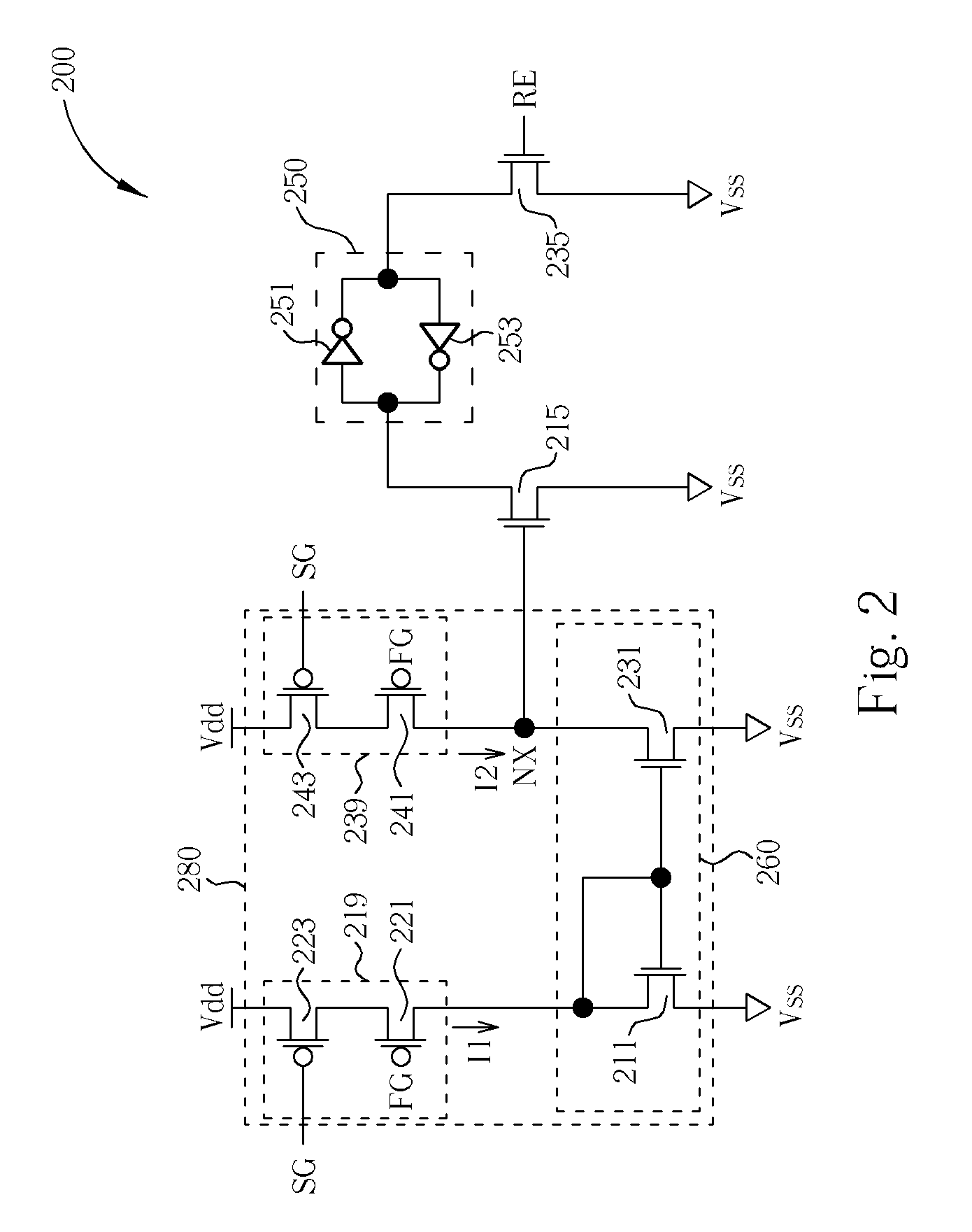 Sense amplifier circuit having current mirror architecture