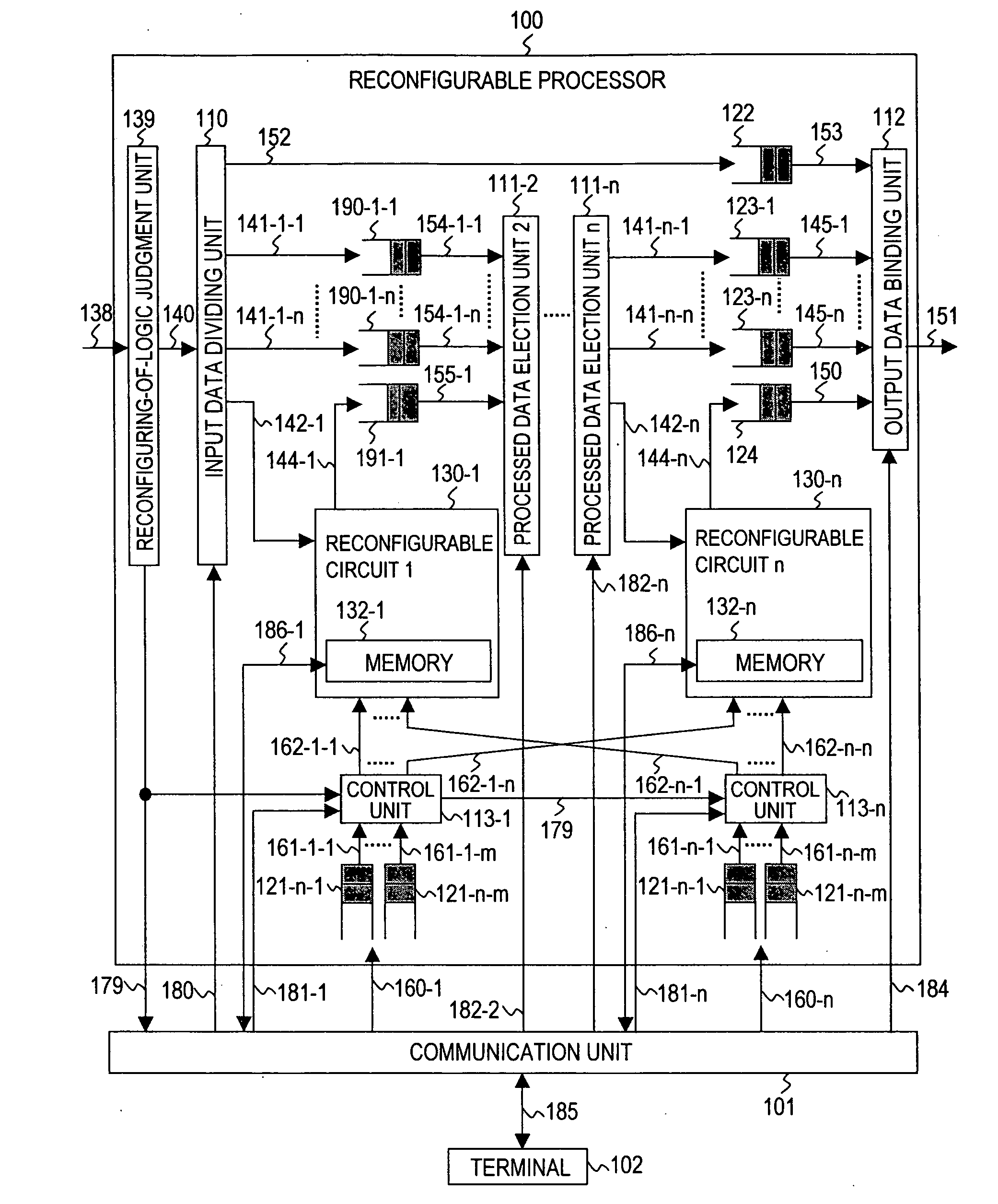 Reconfigurable processor and apparatus