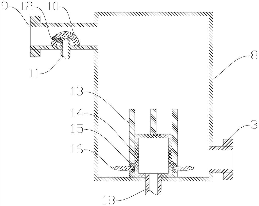 Mechanical acceleration settling tank