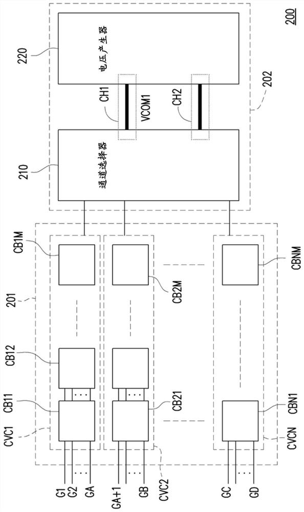 Embedded touch display device, common voltage supply device and supply method thereof