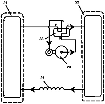 Heat exchange system of single air conditioner as well as single air conditioner and control method thereof