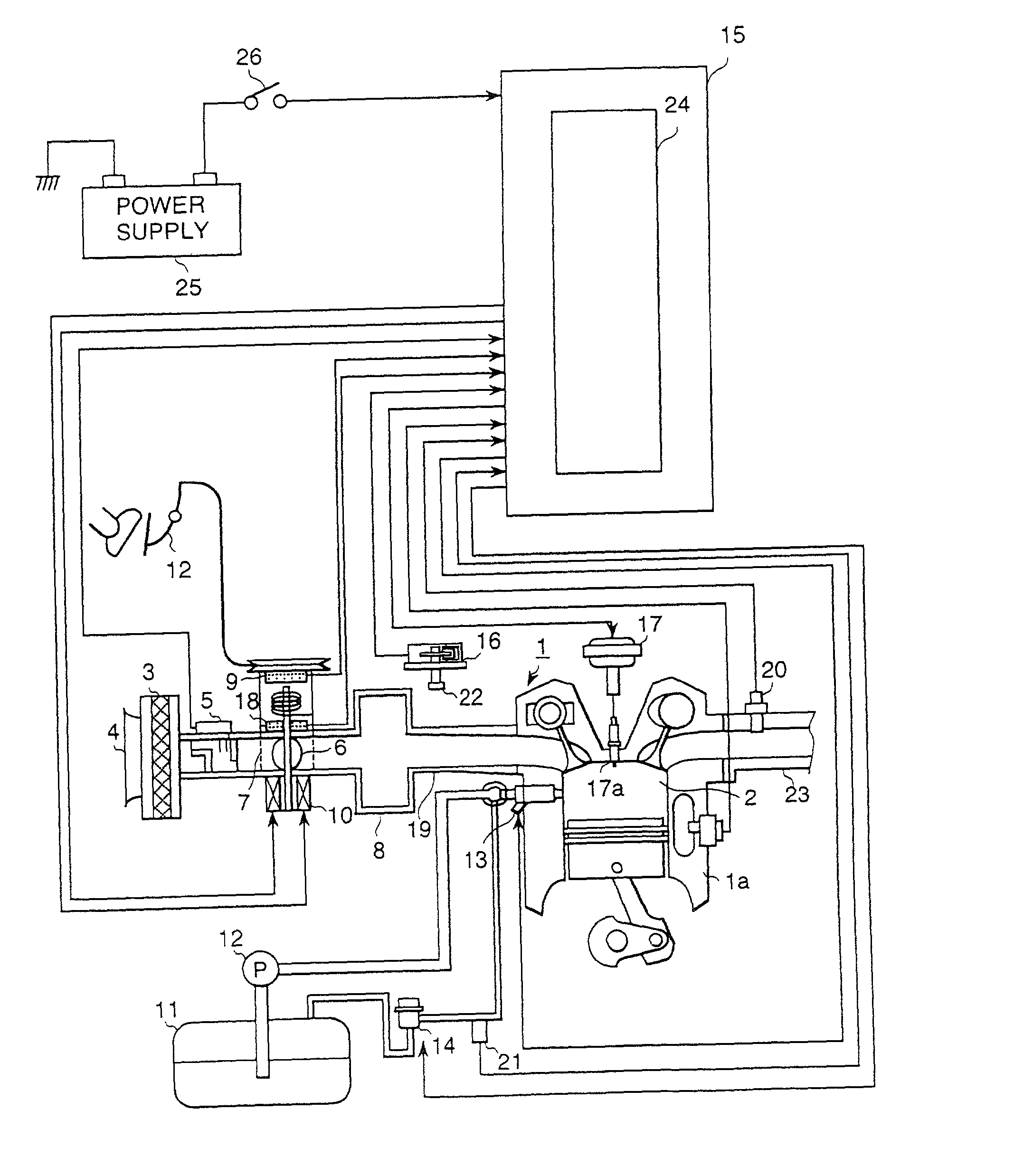 Controller for internal combustion engine having fuel injection system