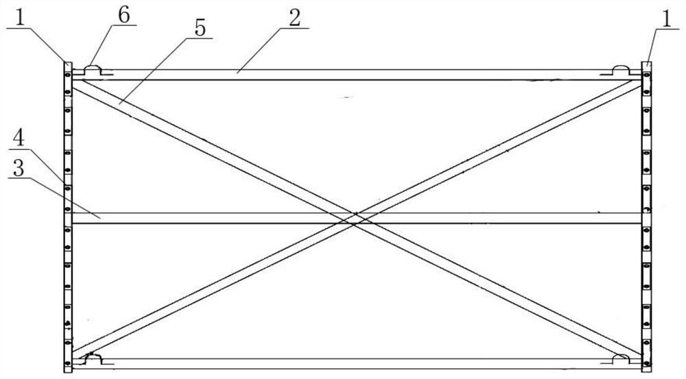 Overall rapid hoisting device for steel structure roof purlins and method