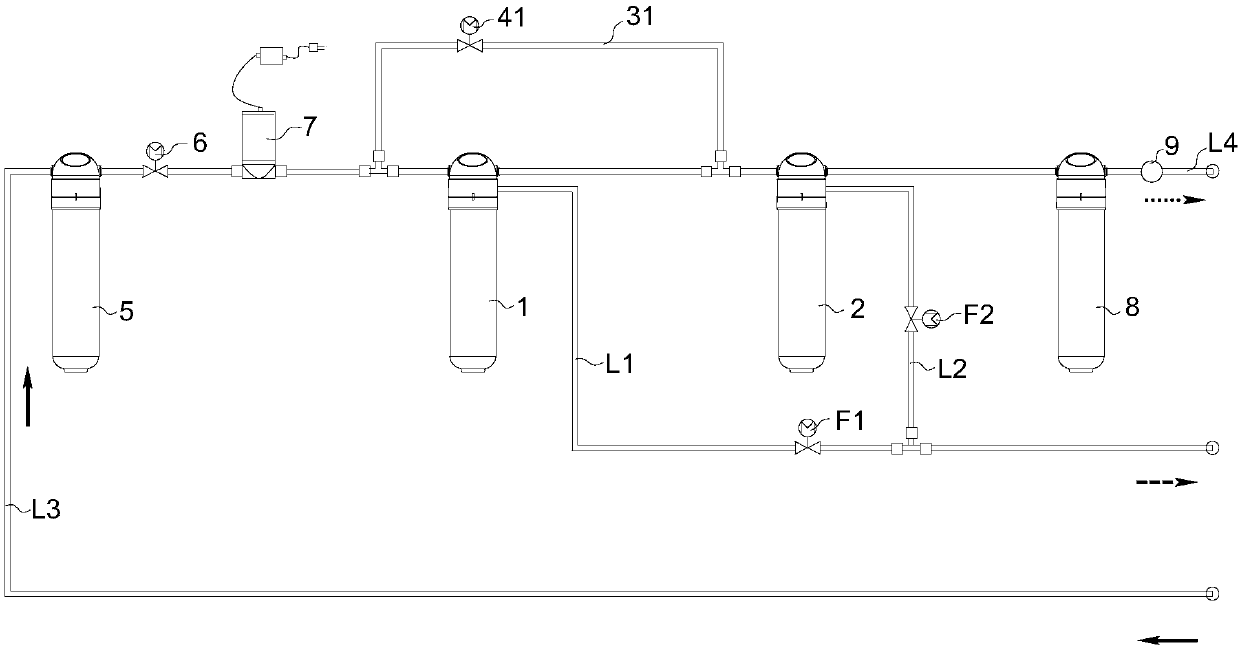 Water purification system and water purification equipment