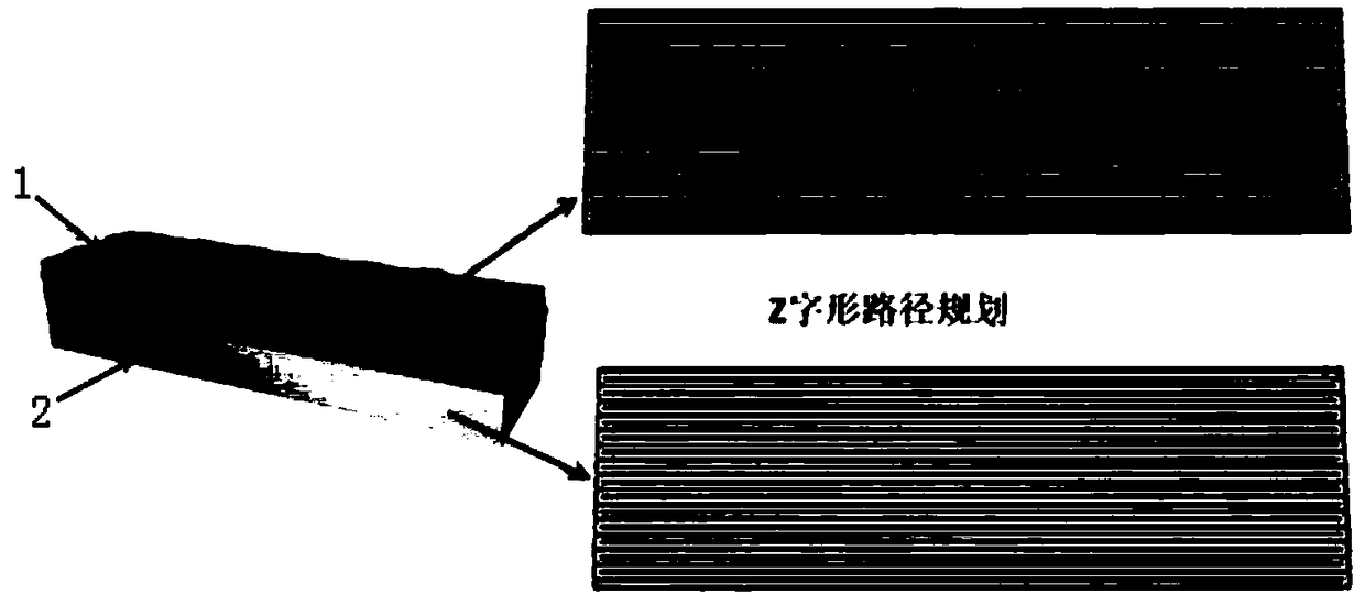 Method for toughening 3D printed concrete structure through high-ductility cement-based material