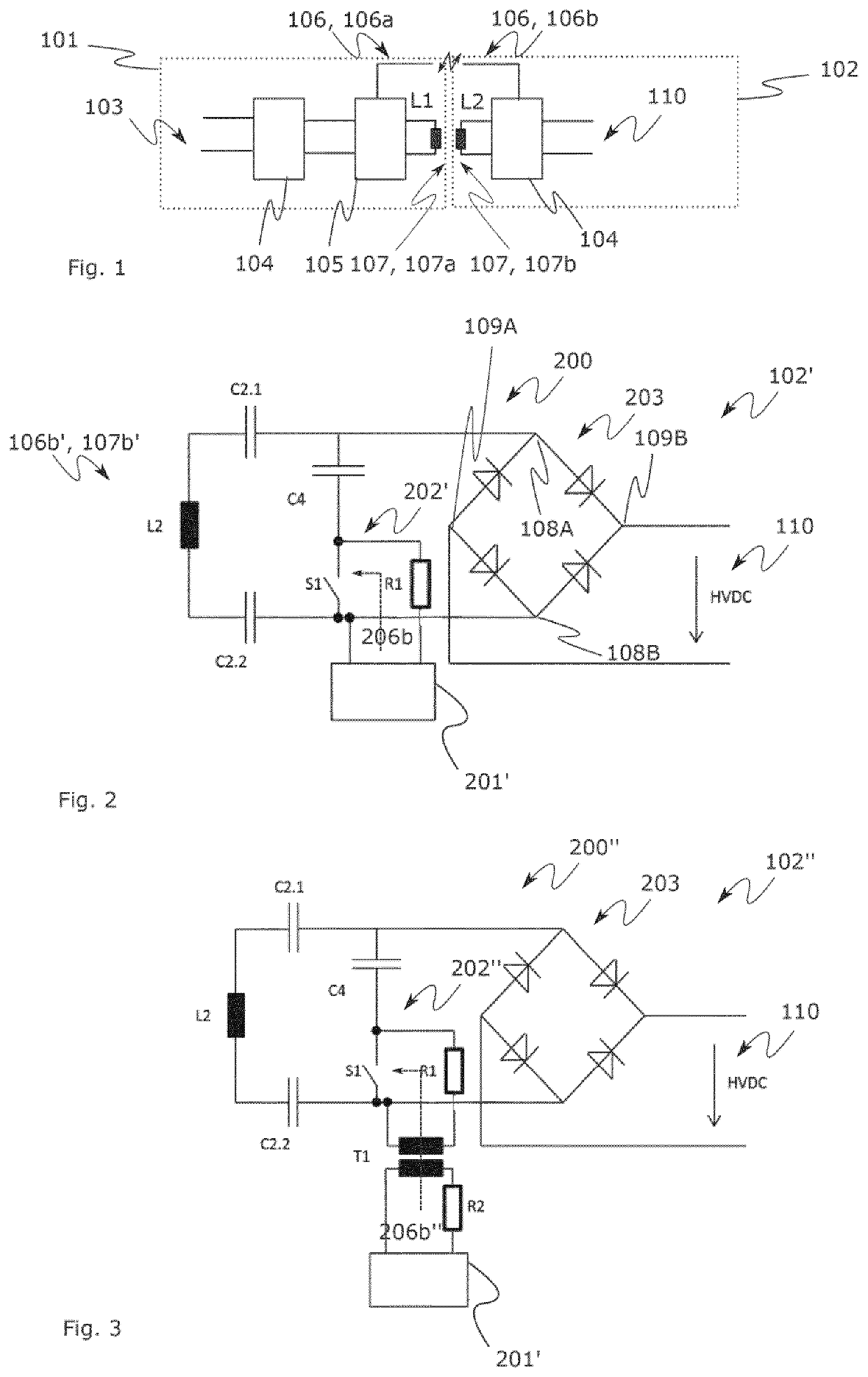 Inductive Power Transmission with Resonant Circuit and Method for Operating the Device