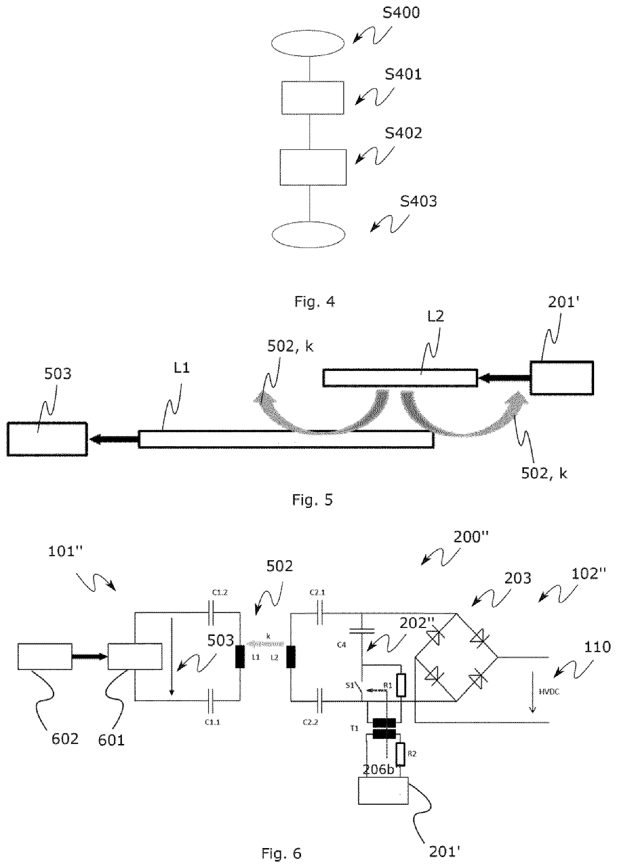 Inductive Power Transmission with Resonant Circuit and Method for Operating the Device