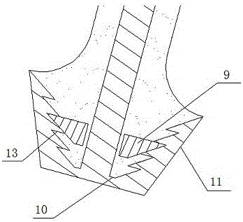 Prestressed anchor rod to prevent pulling out of the anchor hole