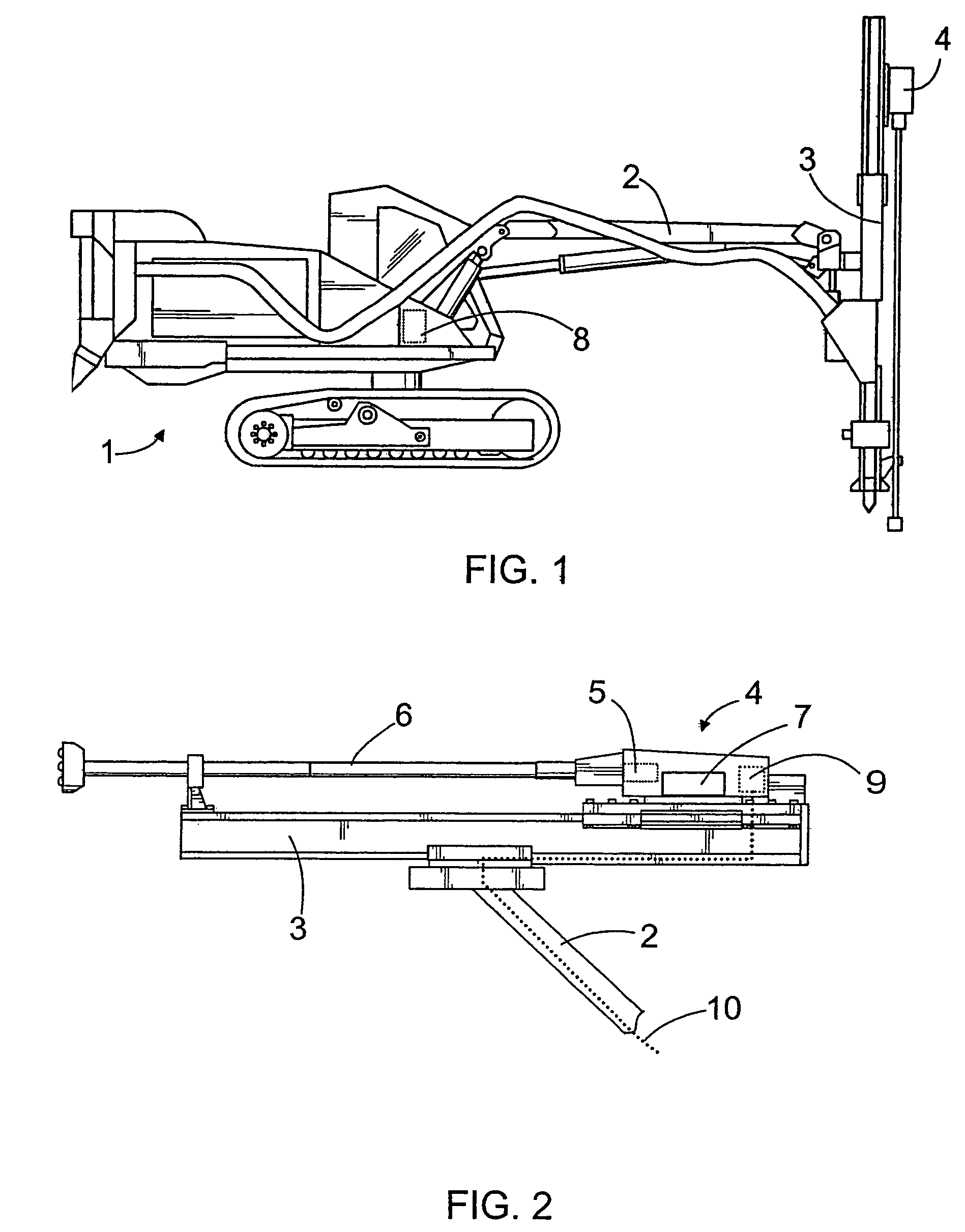 Rock drilling rig and rock breaking machine