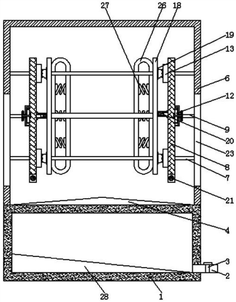 Panda display animal house with function of automatic locking in case of hitting and use method