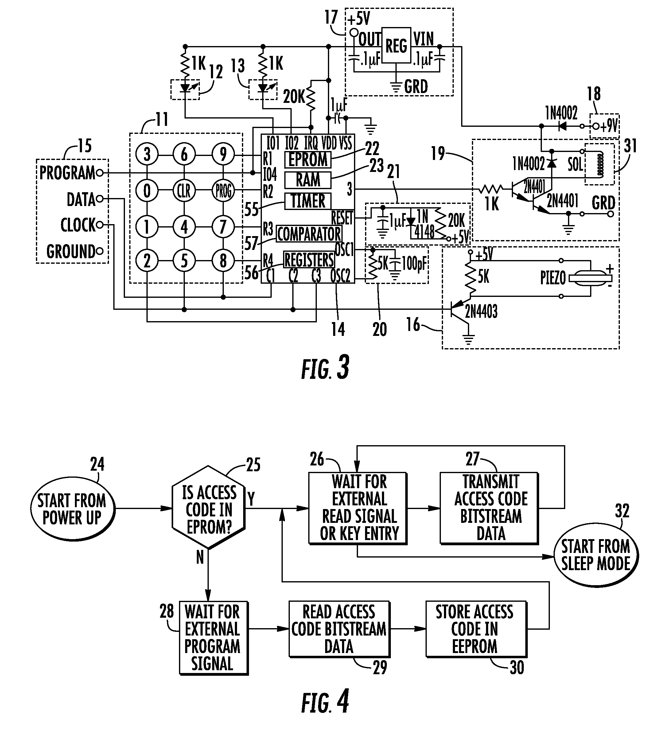 Electronic Access Control Device and Management System