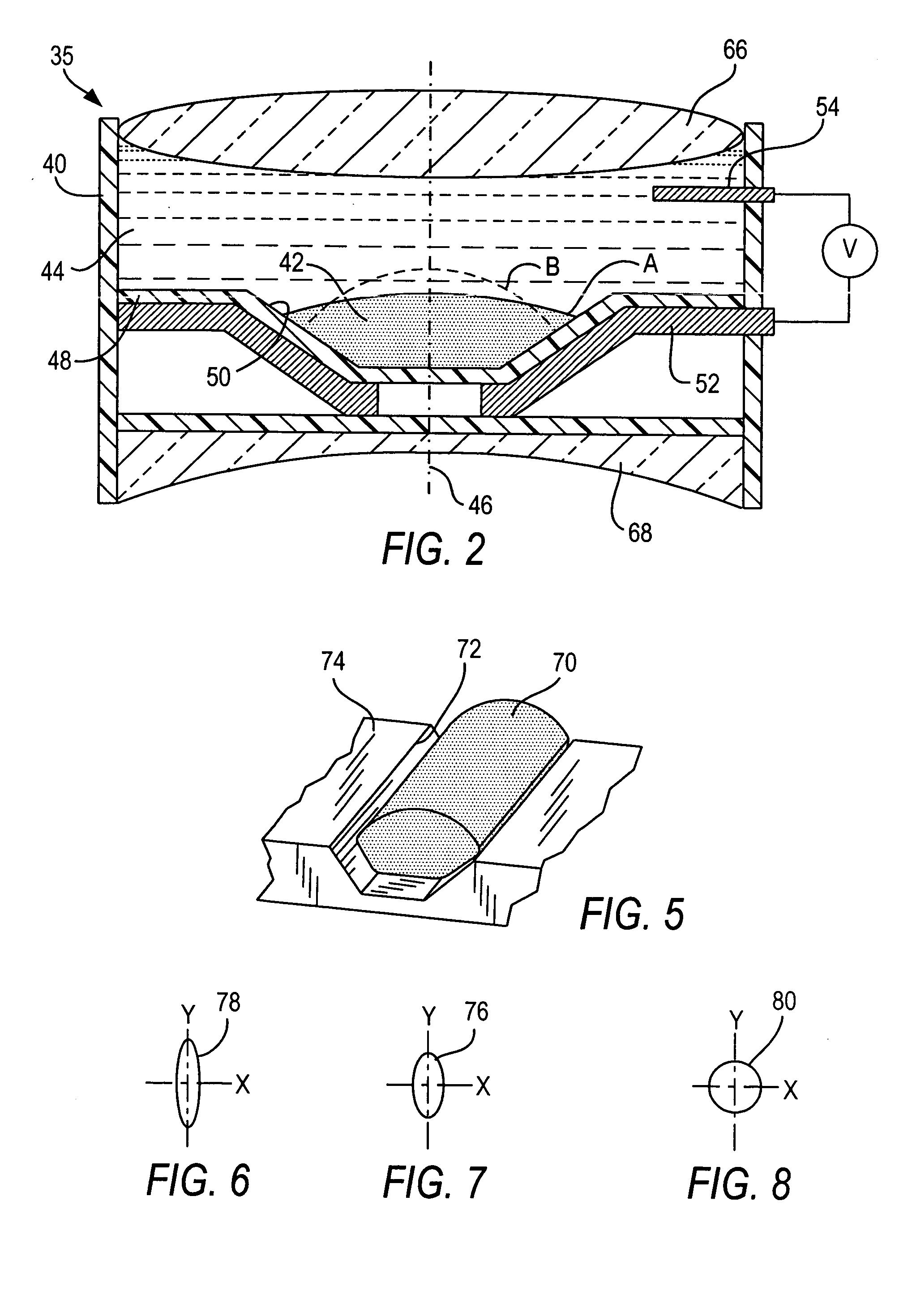 Optical adjustment of working range and beam spot size in electro-optical readers