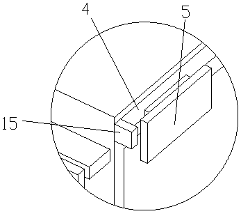 Aluminum alloy wardrobe facilitating folding of clothes