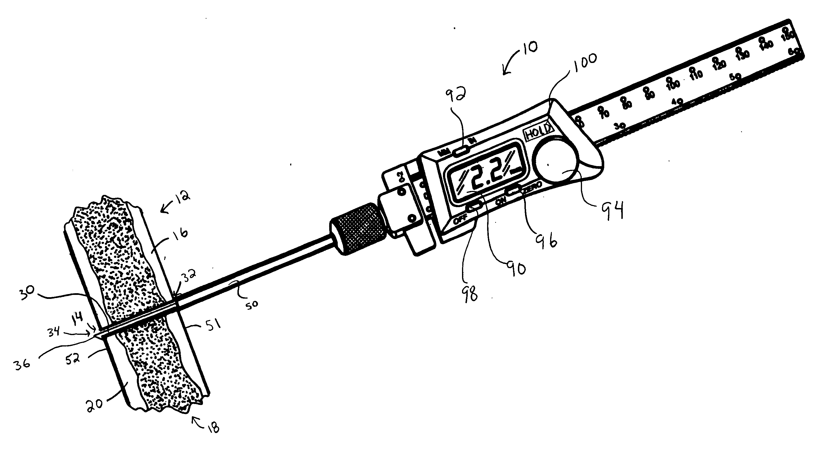 Surgical depth instrument