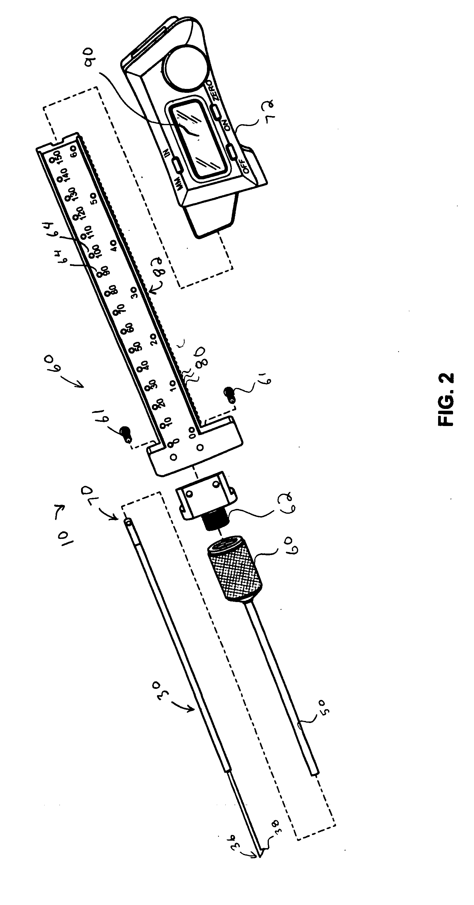 Surgical depth instrument