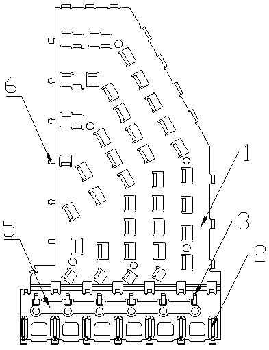 Shielding plate, module structure and electrical connector