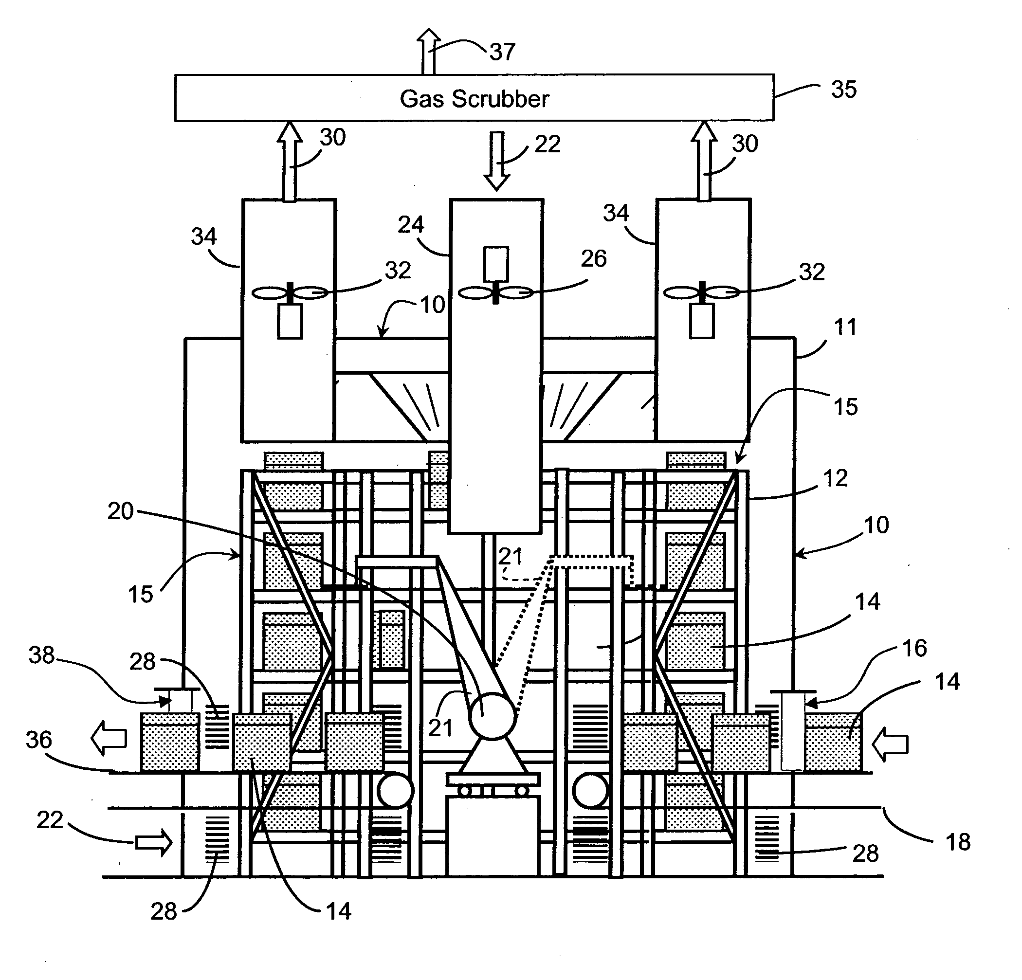 Automated system for improved cooling of aluminum castings in sand molds