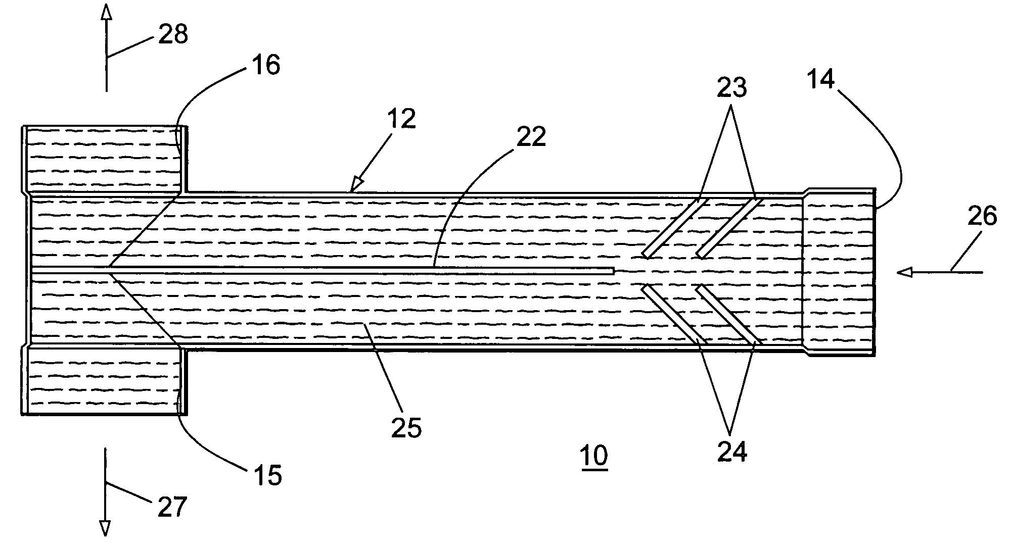 Even-flow septic tee arrangement