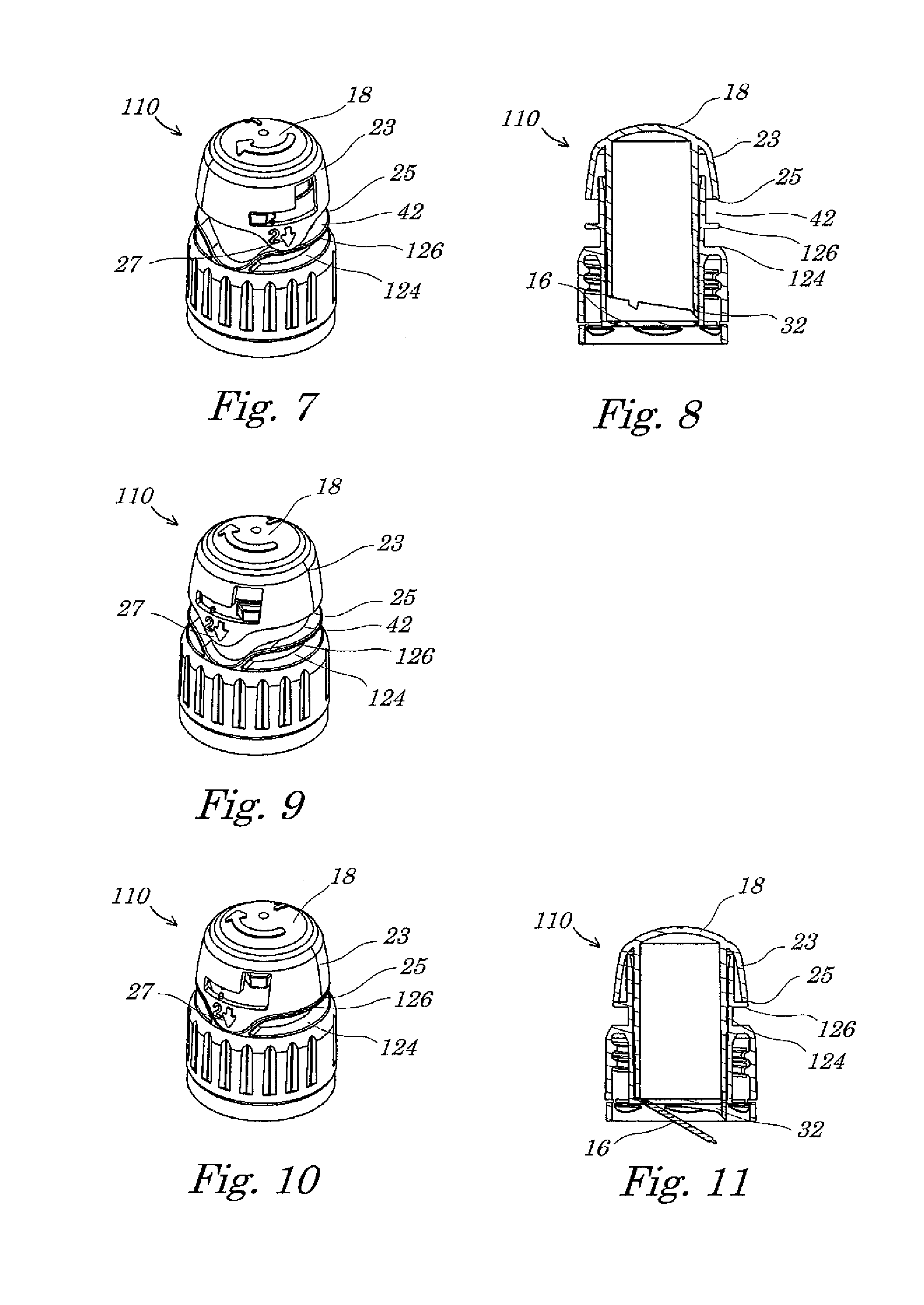 Closure cap for a container