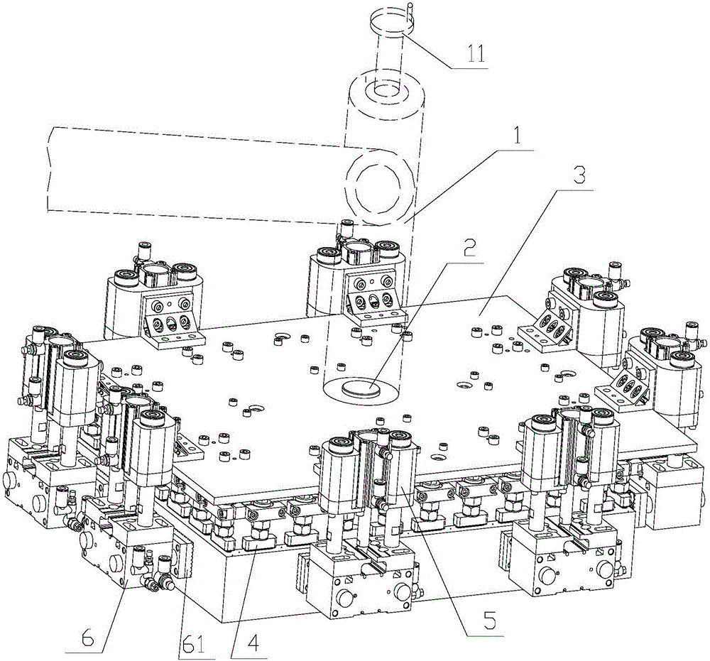 Vacuum absorbing and grabbing mechanism for optical elements and control method thereof