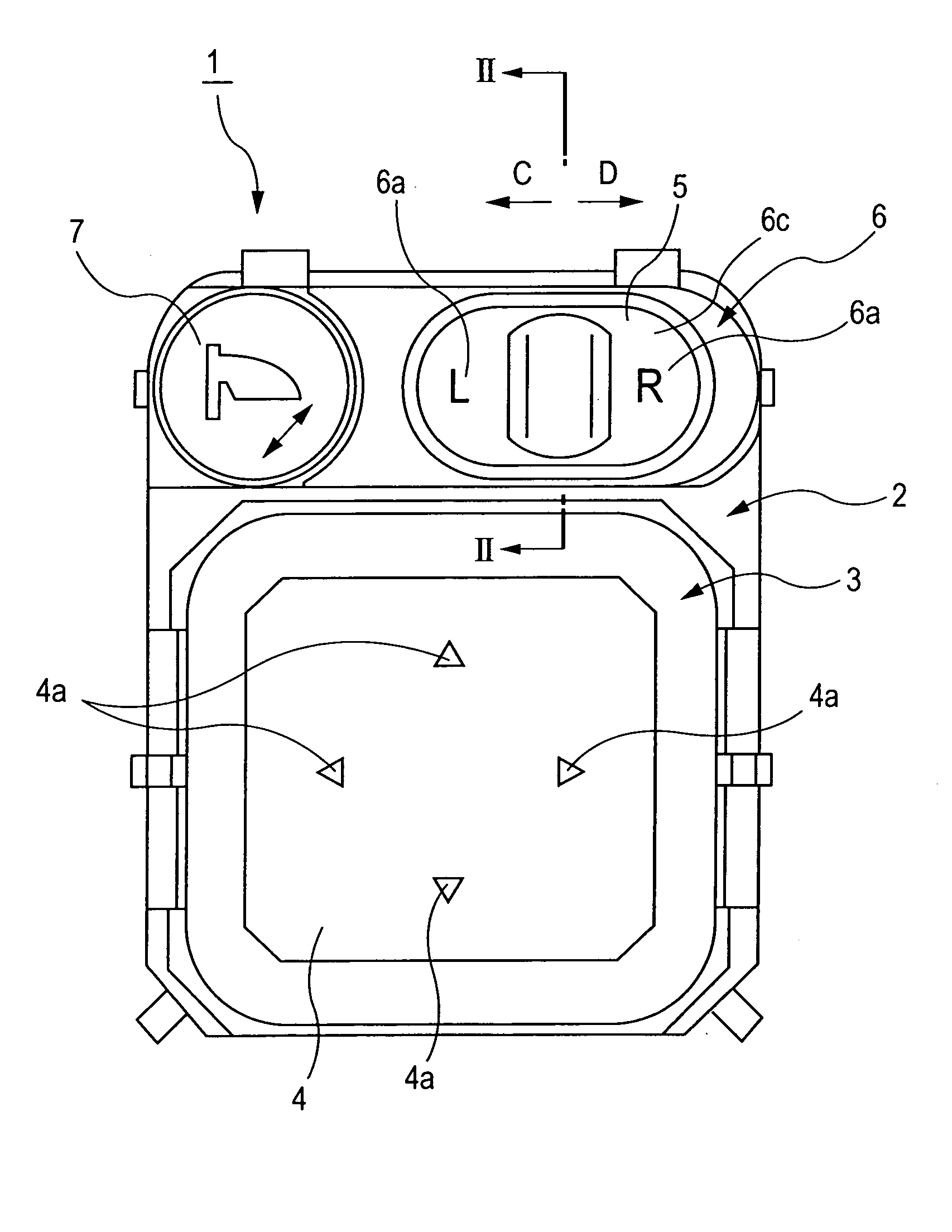 Electric part with illumination having an illuminating member movable integrally with an operating member and being superior in assembleability