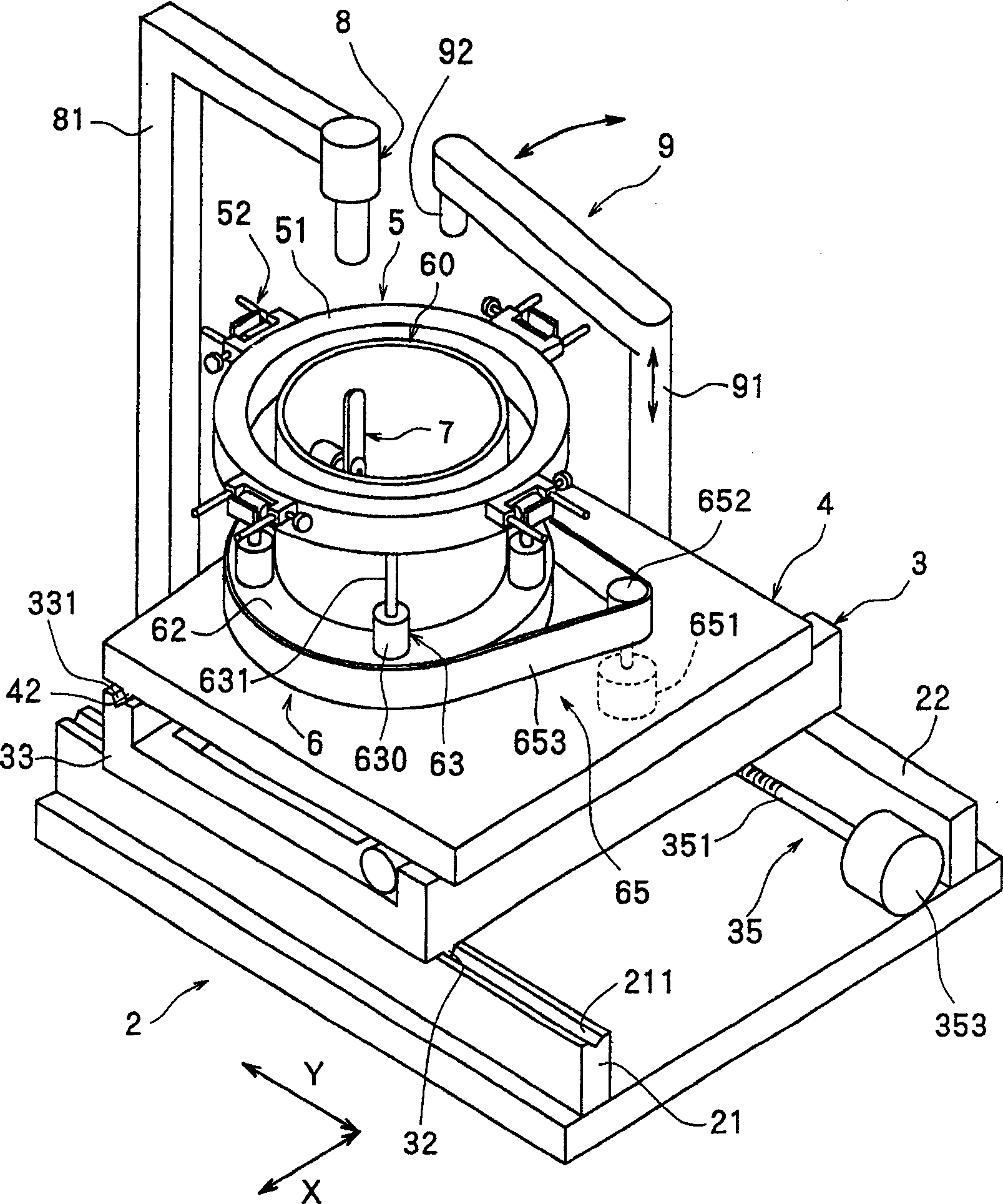 Plate-like workpiece dividing apparatus