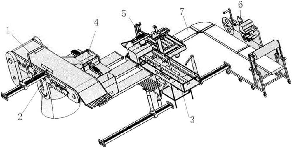 Automatic packaging method and device for expressage