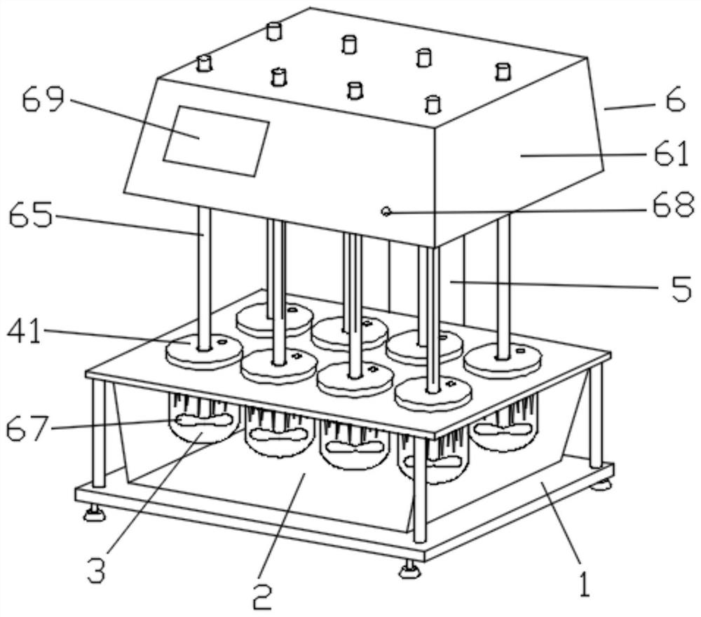 Multi-dimensional bionic drug dissolution detection equipment and detection method