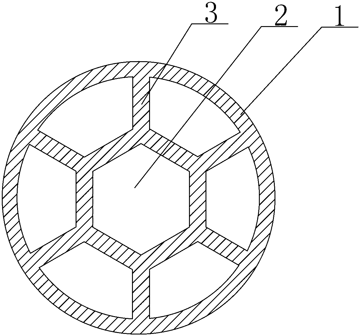 Abrasion-resistant anti-impact multi-hole cable protective pipe and preparing method thereof