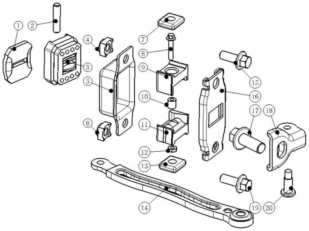 Automobile rotating door limiter