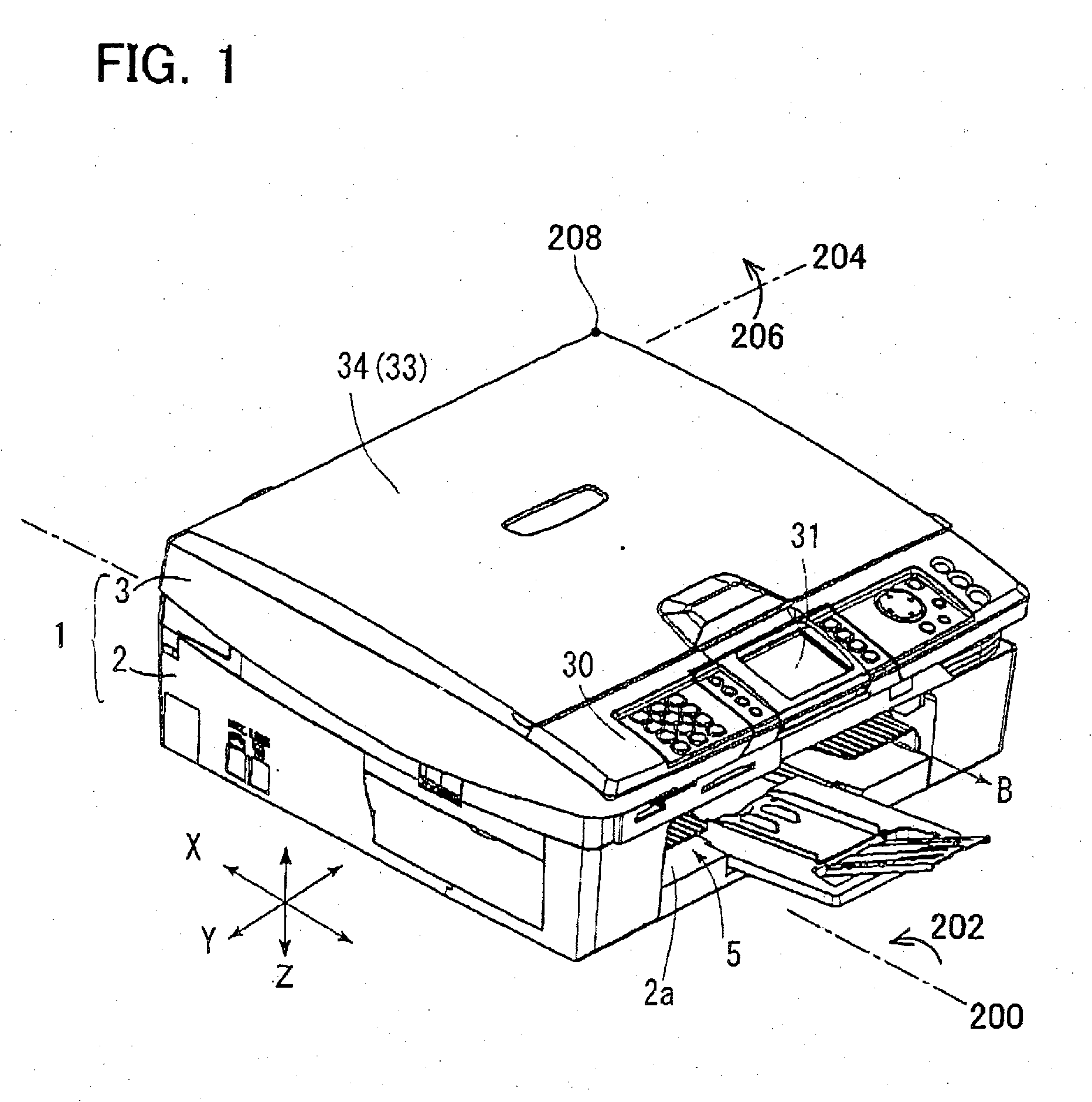 Printer with sheet sending mechanism