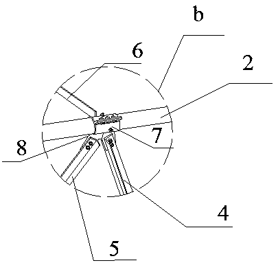 Prefabricated large-span triangular steel truss structure