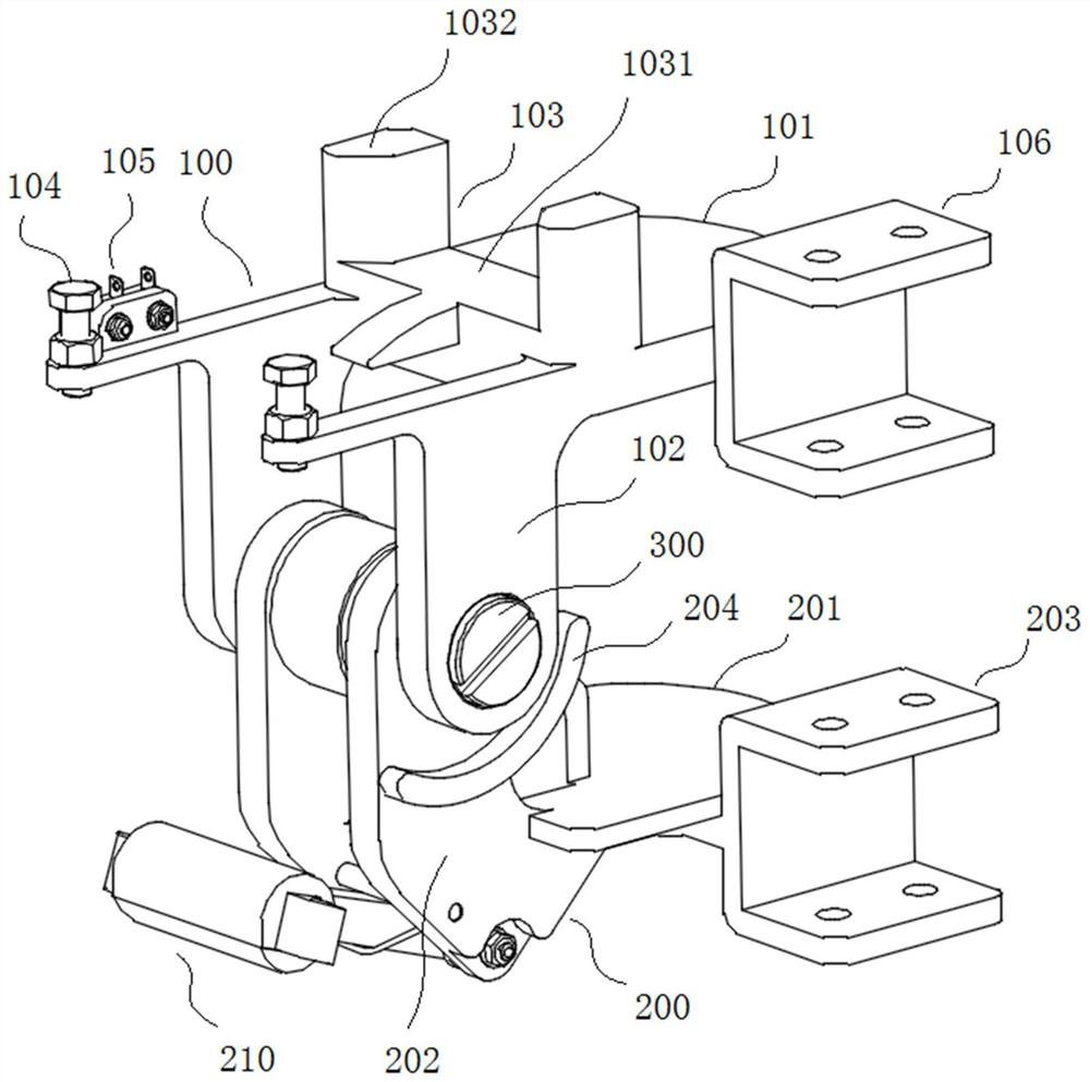 Unfolding hinge and satellite-borne antenna