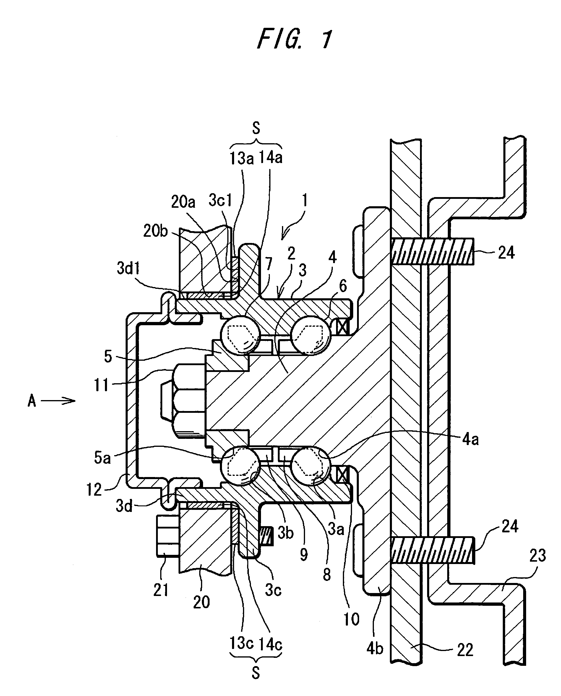 Sensor-mounted roller bearing apparatus