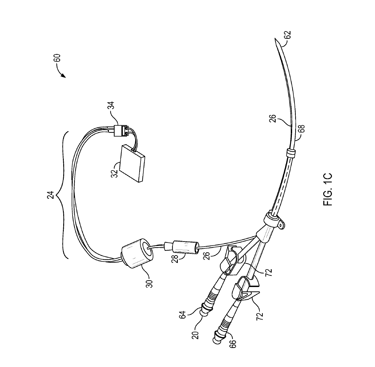 Method, system, and devices of safe, antimicrobial light-emitting catheters, tubes, and instruments