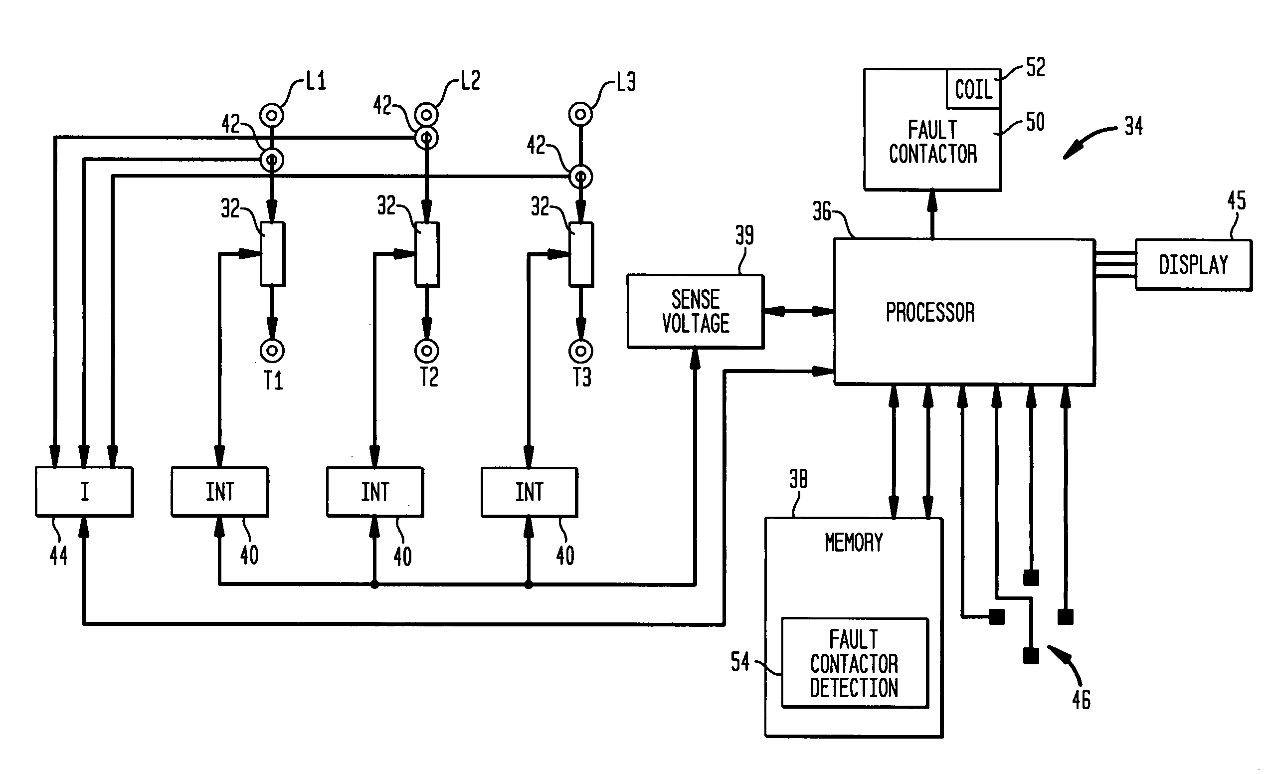 System and method for fault contactor detection