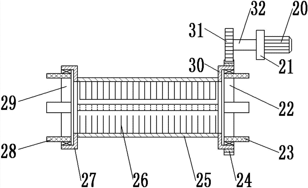 Waste cable spraying, washing and drying integrated device