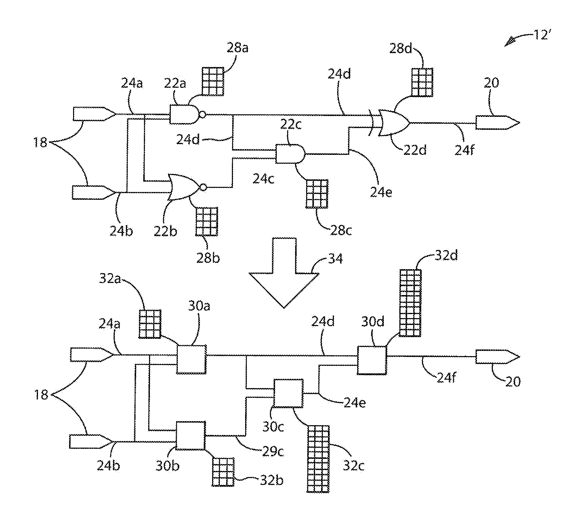 Encrypted Digital Circuit Description Allowing Circuit Simulation