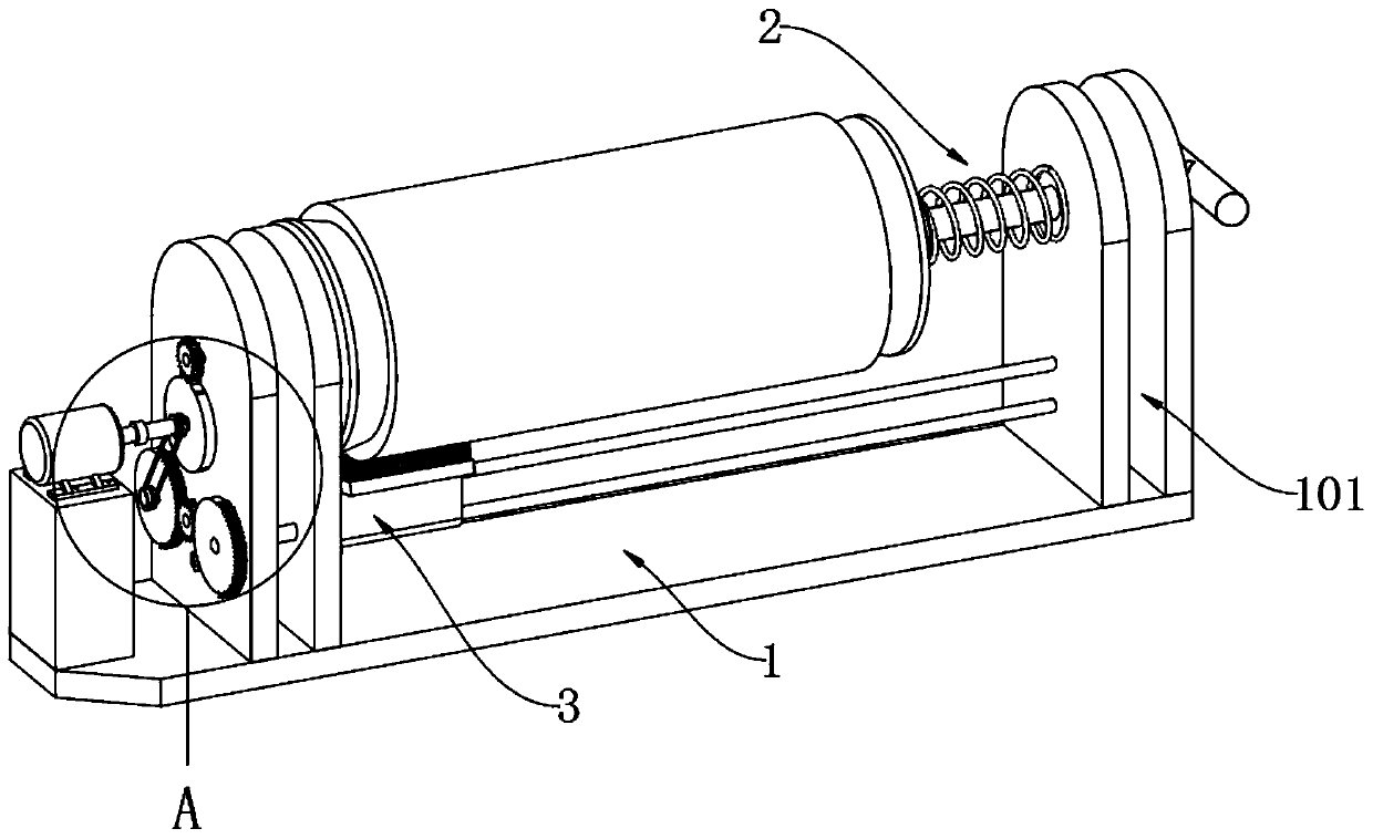 Automatic skin repair device for erhu cylinder