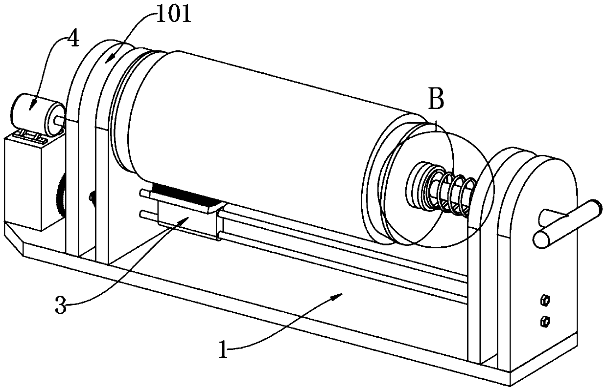 Automatic skin repair device for erhu cylinder