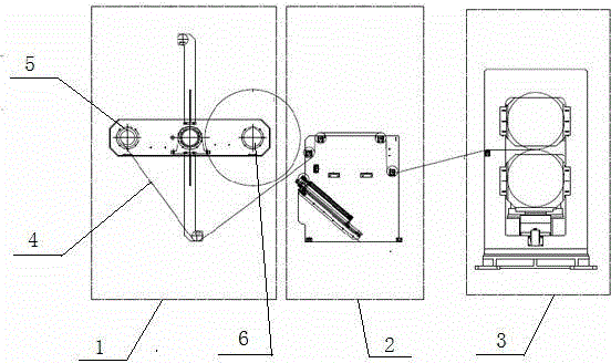 Automatic roll replacing and strip connecting system for battery pole pieces