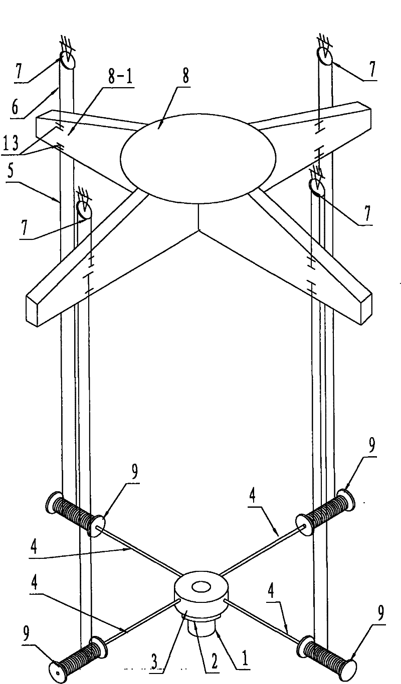 Synchronous driving multipoint suspension vertical lifting platform