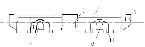 Photovoltaic junction box body convenient to detach