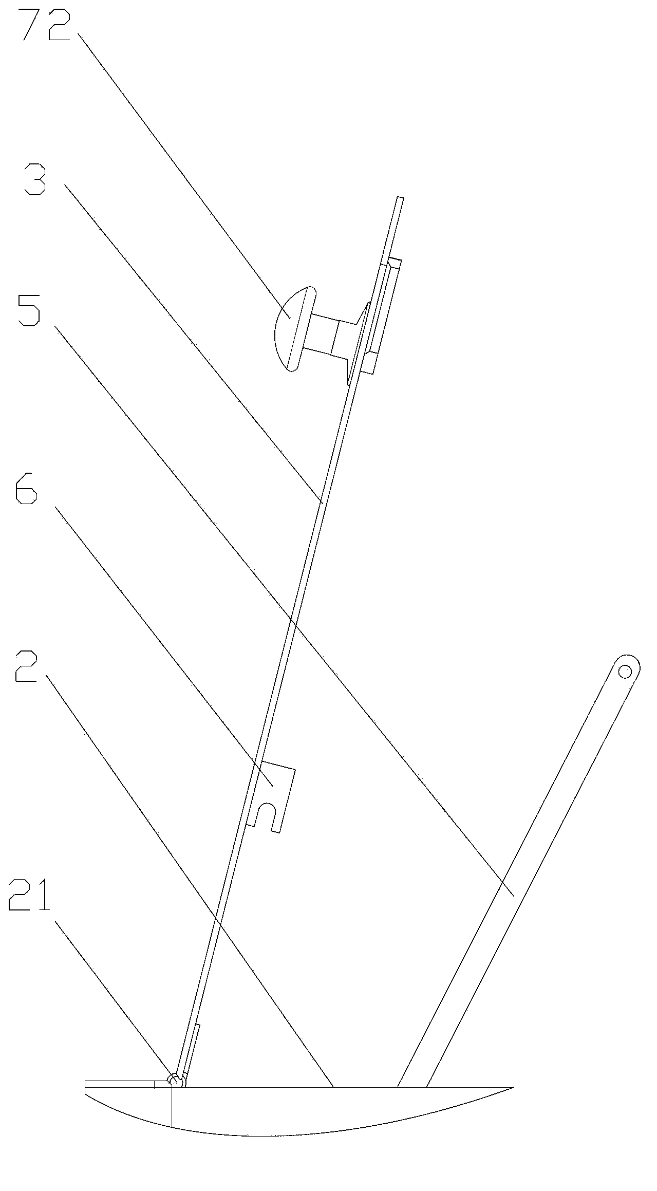 Apparatus for fixing tail fiber and probe of portable Raman spectrometer