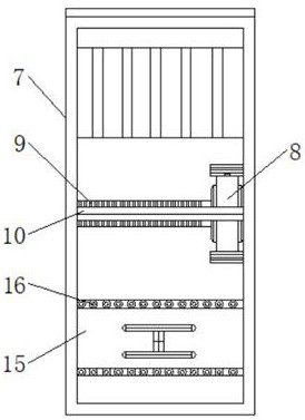 Waste collecting device for die machining