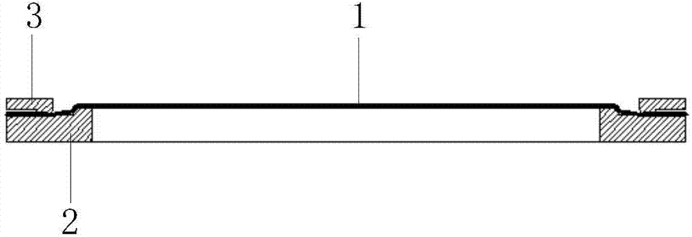 Planar film mirror installing method