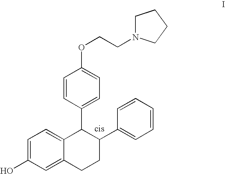 Purified racemic lasofoxifene and purified lasofoxifene D-tartrate and a mehtod for effective purification of racemic lasofoxifene