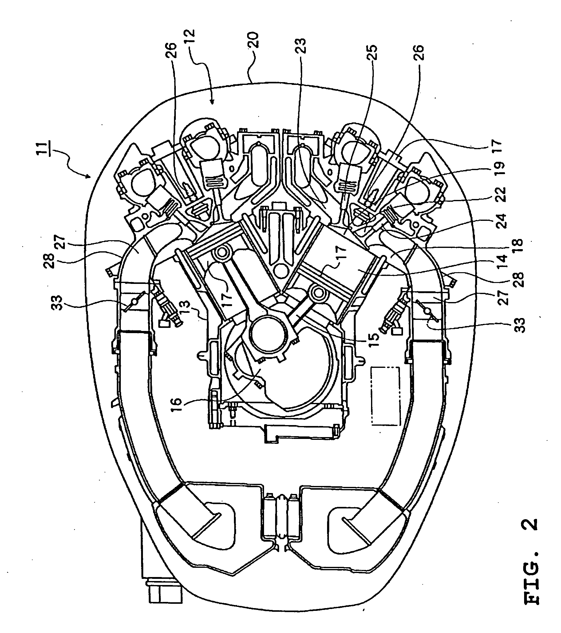 Throttle valve opening control device for a watercraft engine