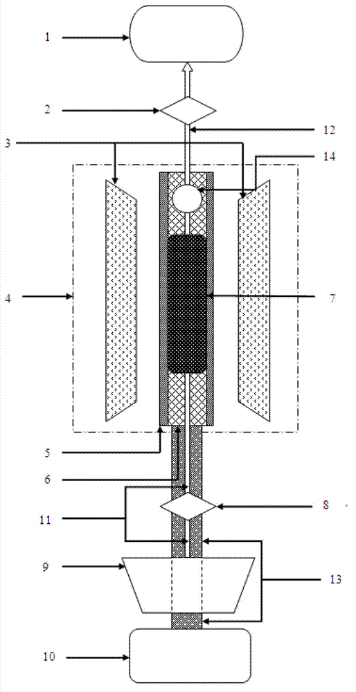 Nuclear magnetic resonance instrument probe auxiliary device for carrying out steam saturation on porous media